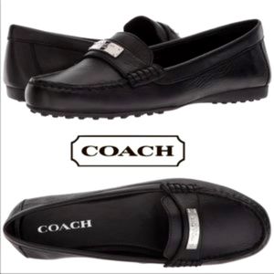 Coach Black Women's Fredrica Slip On Loafers Shoes Size 5